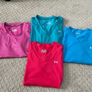 4 Under Armour workout shirts